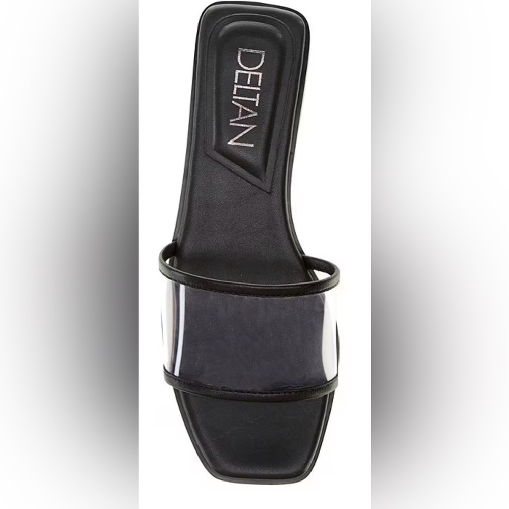 NEW Women’s Deltan Emmett Vinyl Slide Sandal from Dillards (Orig. $99). 11M.